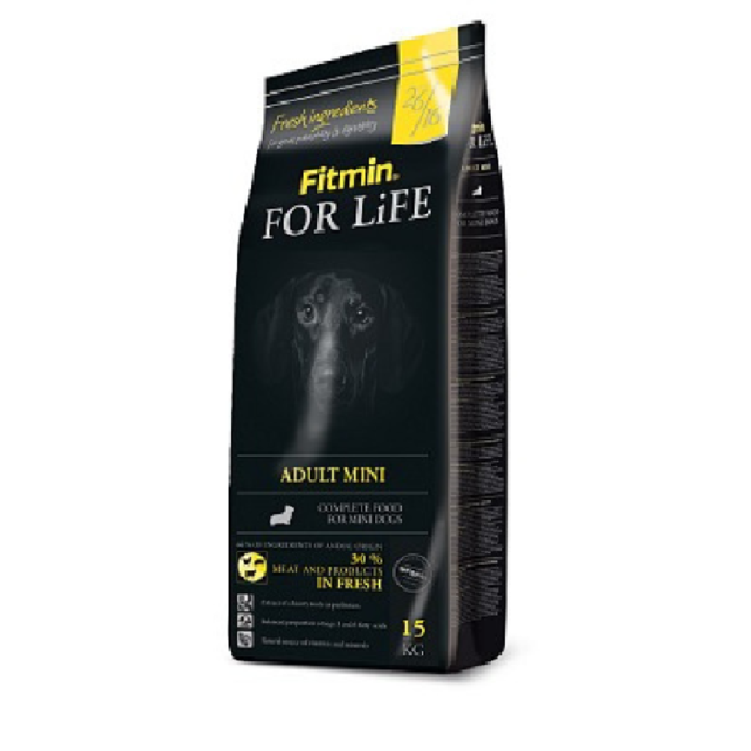 Fitmin For Life для взрослых собак мелких пород с курицей 15 кг