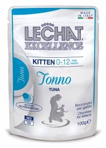 Lechat Excellence для котят кусочки с тунцом 100 г