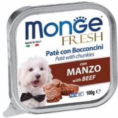 Monge Fresh для собак всех возрастов говядина в паштете 100 г