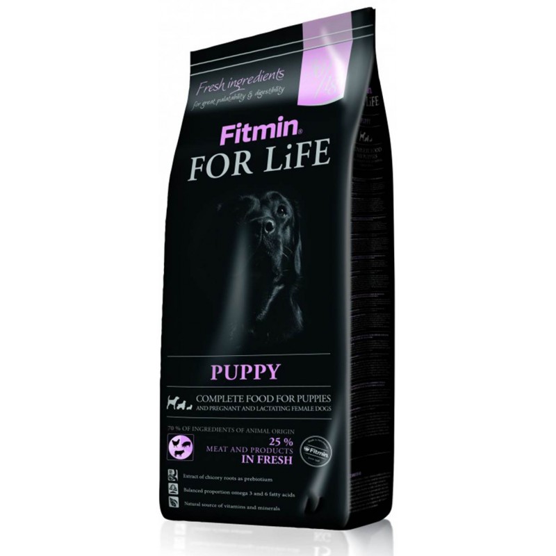 Fitmin For Life для щенков всех пород с курицей 3 кг 