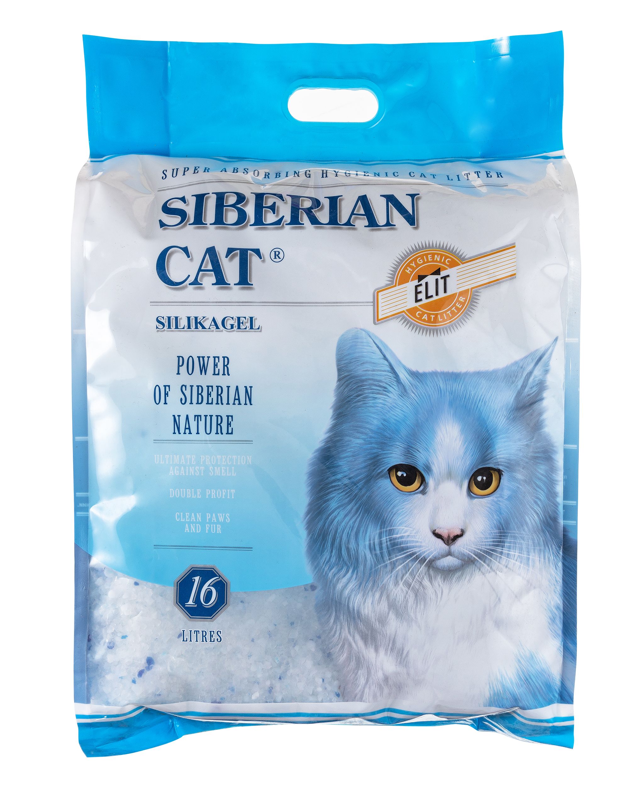 Сибирская кошка силикагелевый 16 л
