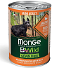 Monge BWild для взрослых собак мини пород кусочки утки в соусе 400 г